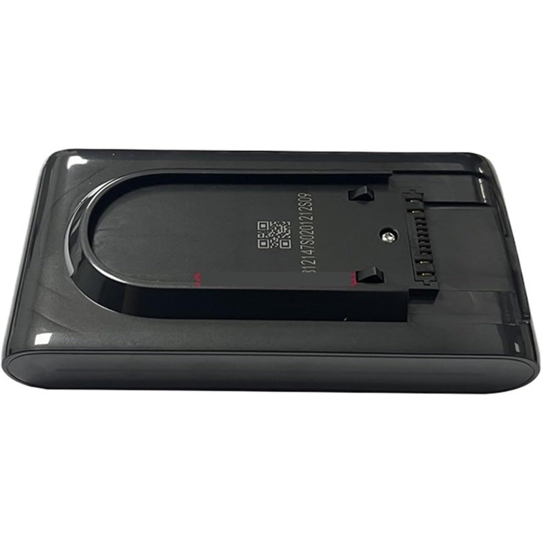 Accumulateur rechargeable, coloris noir et gris, avec une technologie lithium ion