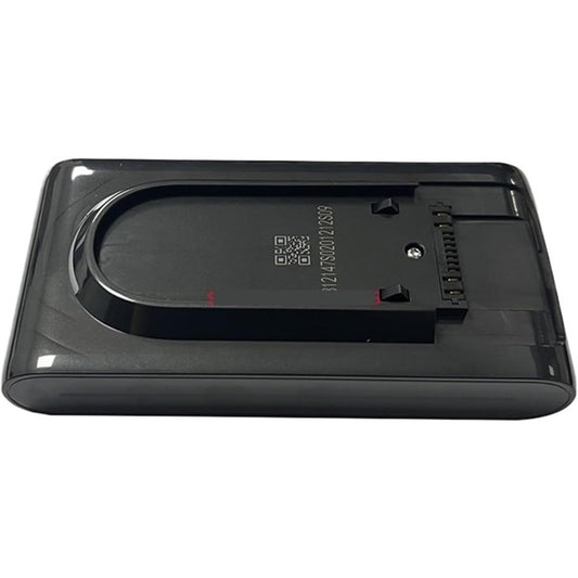 Accumulateur rechargeable, coloris noir et gris, avec une technologie lithium ion