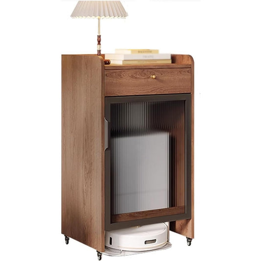 Meuble de rangement integrant l'organisation des objets et une prise en main par poignee