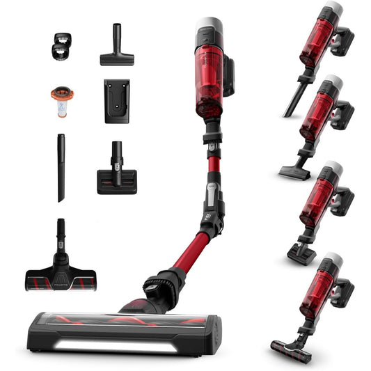 Aspirateur balai associant l'entretien des sols et l'entretien des tapis