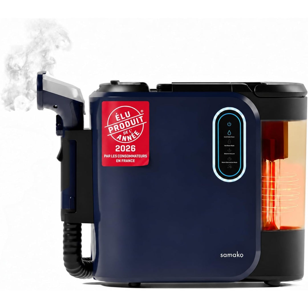 Appareil de nettoyage des textiles, coloris noir, avec l'entretien des tapis